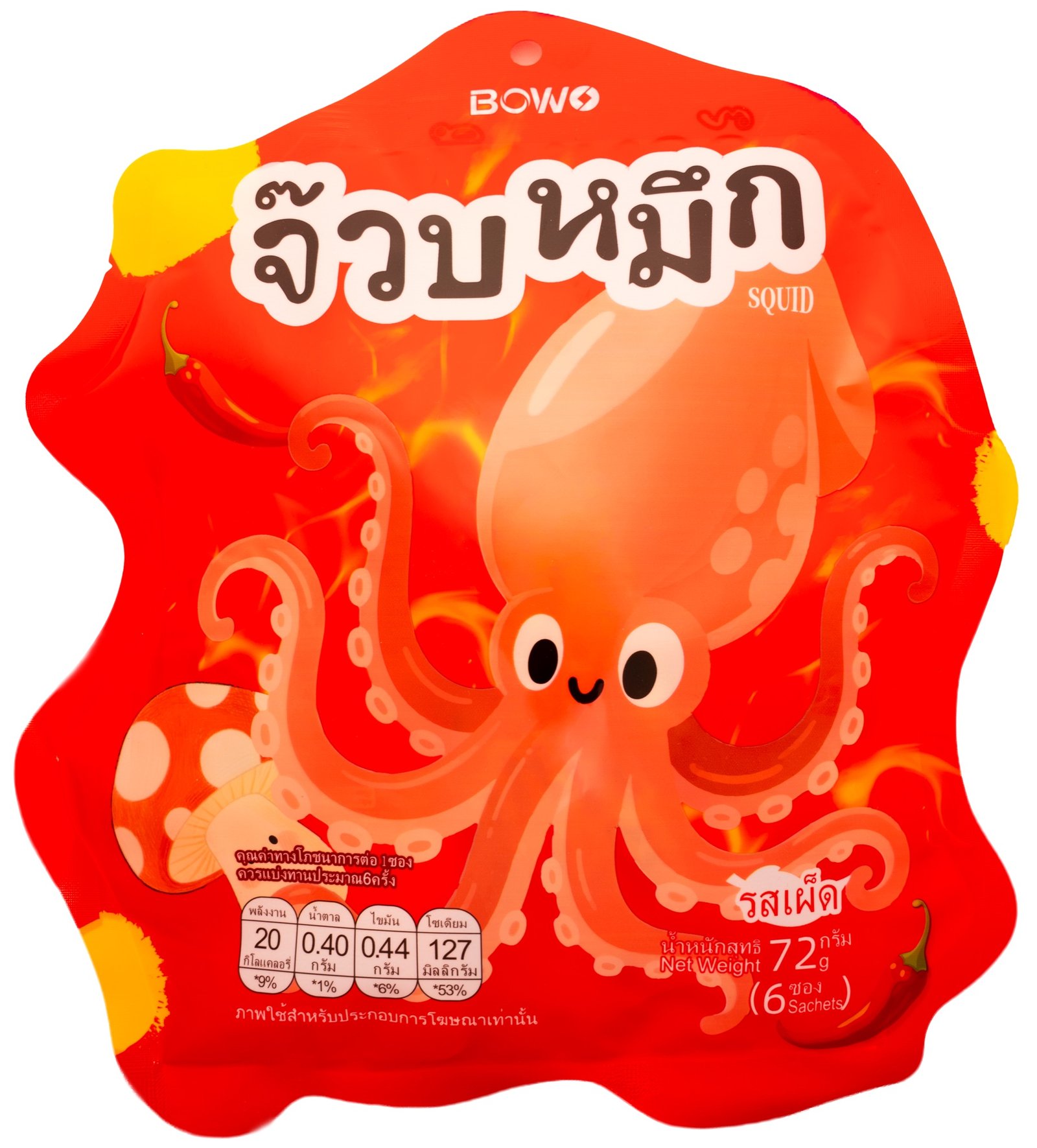 72g share pack · 12g × 6 · ฿69